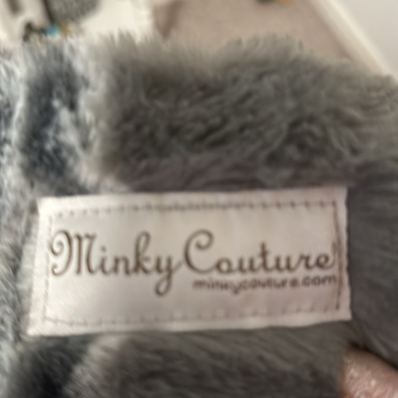 Minky couture plaid scarf, 66 inches long new without tags - Picture 3 of 3